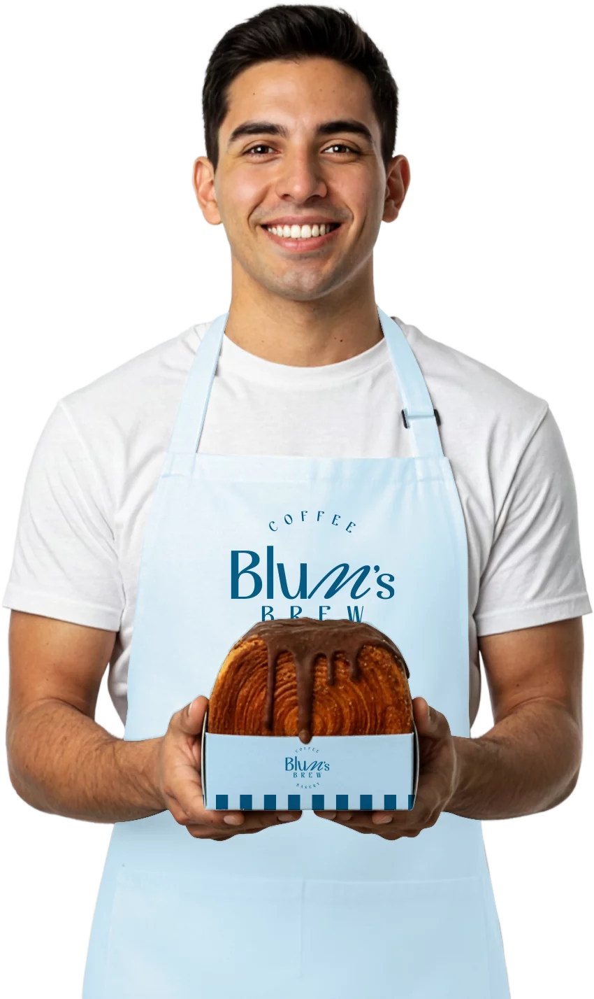 Barista Blum's Brew con delantal